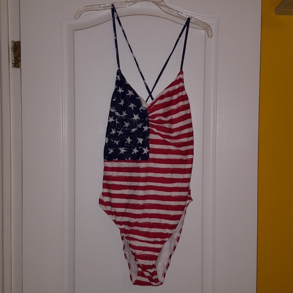 Xhilaration One Piece Bathing Suit, Size XL